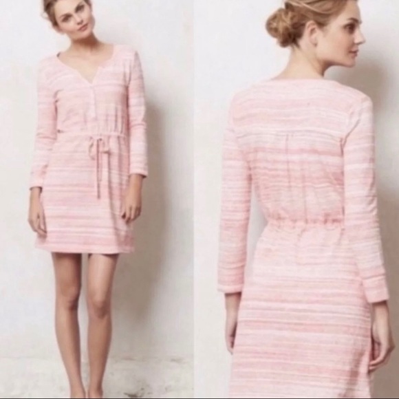 Anthropologie Saturday Sunday Poppy Sweatshirt Dress, XS EUC - Picture 2 of 7